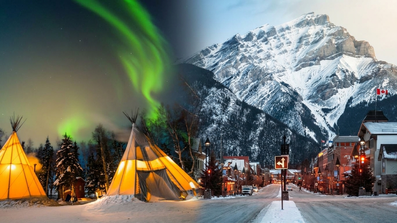 YELLOWKNIFE AURORA VIEWING & WEST COAST & CANADIAN ROCKIES